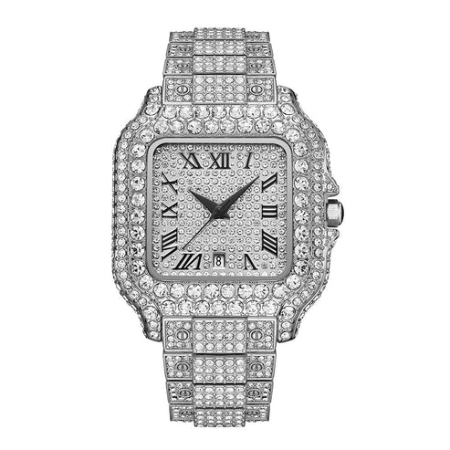 Classic Diamond Watch – Obsidian Edition
